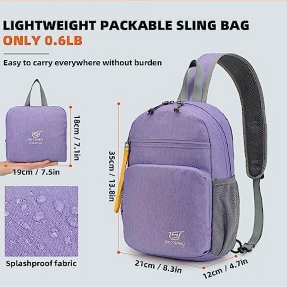 Lavender Women's Backpack - Picture 2 of 6